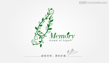 漂流瓶logo 藤蔓logo