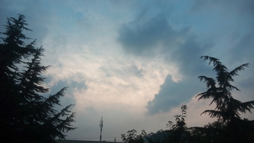 傍晚的天空