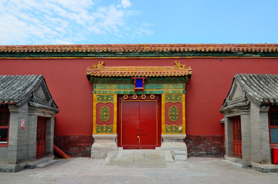 北京故宫 红墙