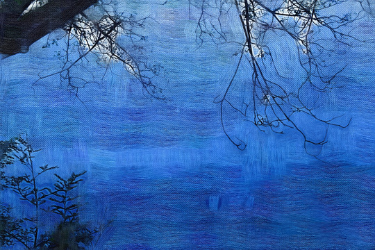 风景 油画