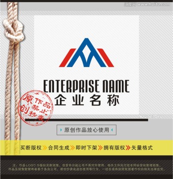 AM字母LOGO