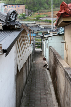 韩国民居小巷
