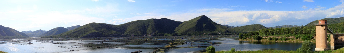 唐山丰润邱庄水库全景