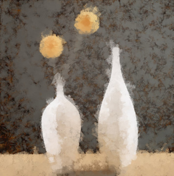 装饰画 花瓶