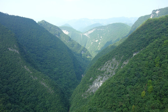 青山 峡谷 重庆武陵山