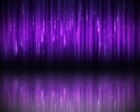 垂直的紫色线条帘子