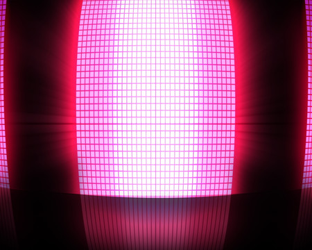 粉红矩形LED灯光