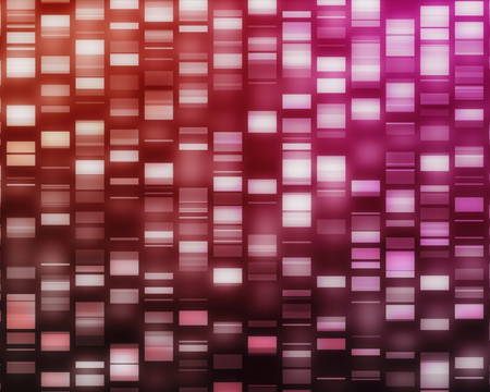 粉红色的DNA链
