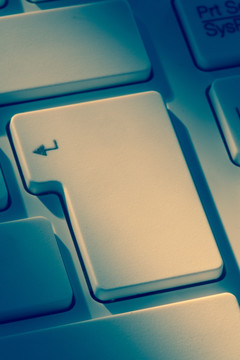 在键盘上输入键在蓝色