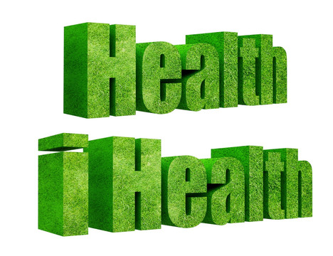 健康 健康中国 立体字