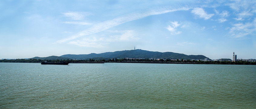 长沙湘江风景全景
