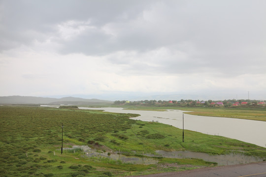 河岸湿地