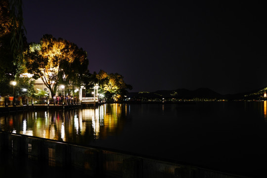 杭州西湖夜景