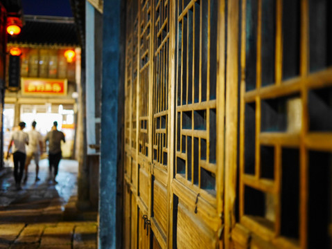 嘉兴月河街夜景