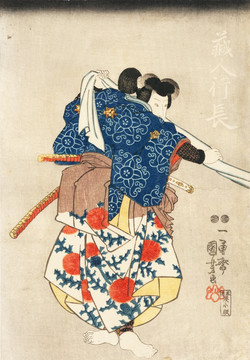 日本武士战士浮世绘 画廊品质