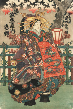 日本和服美女浮世绘 画廊品质