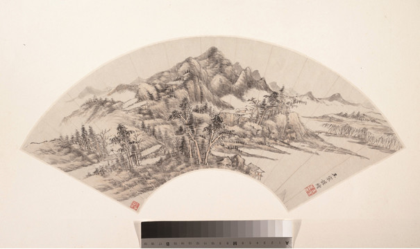 扇面国画