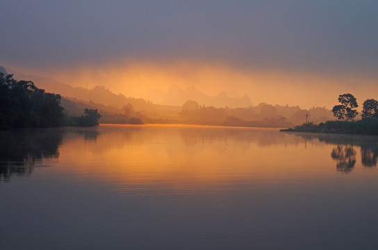 湖景