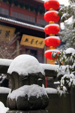 灵隐雪景