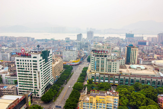 广东省肇庆市肇庆鸟瞰图