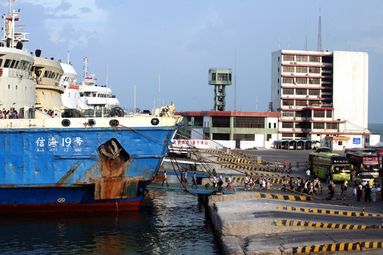 渔船 渔港 码头