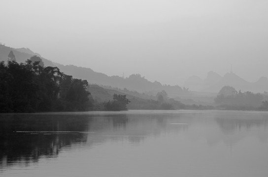 湖景 湖水