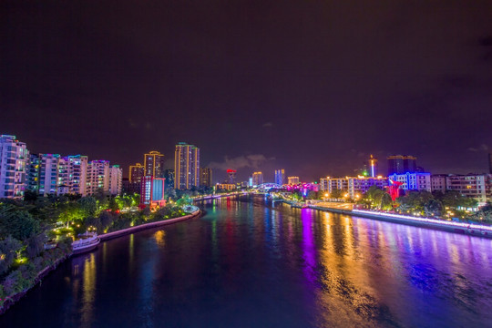 广东省中山市夜景