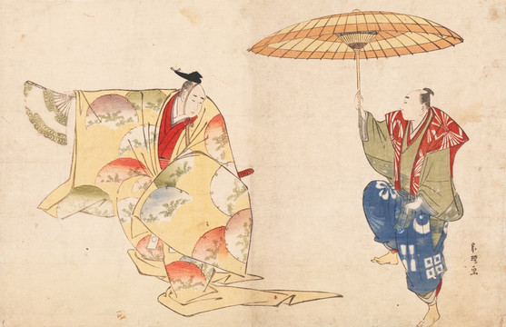 日本舞蹈人物浮世绘 画廊品质