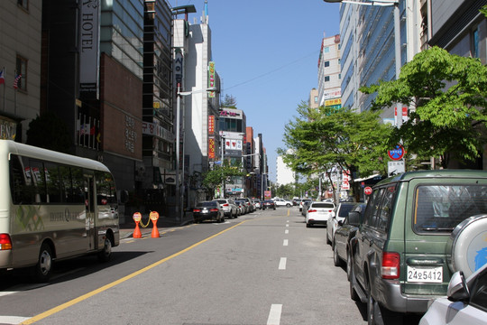 韩国仁川市街景