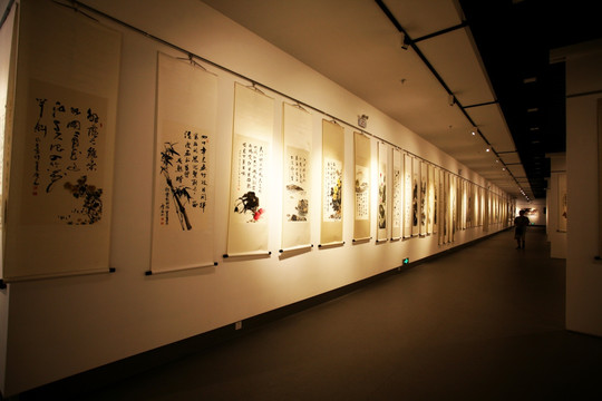 书画展 展厅 展览馆