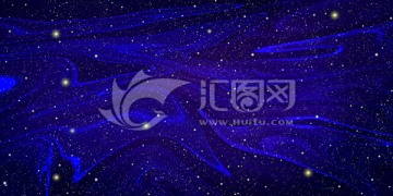 抽象艺术画布星空