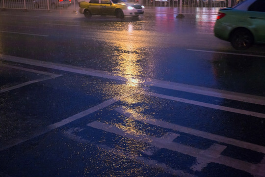 下雨的街道