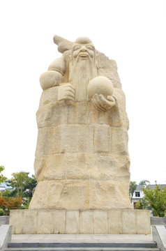 老寿星石雕