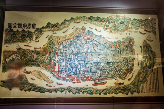 老重庆地貌图