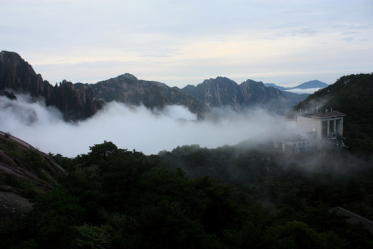 黄山 云海 云雾 怪石