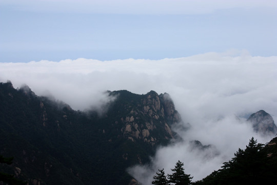 黄山 云海 云雾 安徽