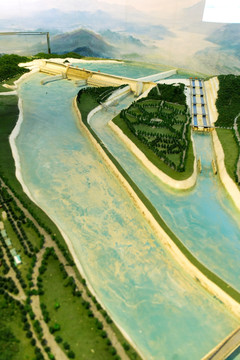 三峡大坝模型
