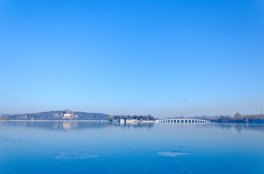 昆明湖冬景