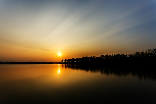 阳澄湖半岛夕阳