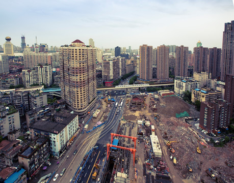 大智路地铁站建设