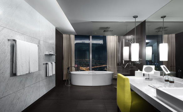 现代时尚酒店板式定制家居浴室