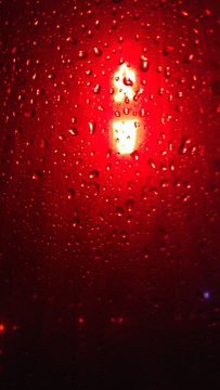 红色雨滴