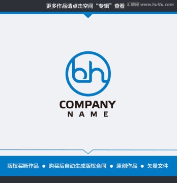 字母bh科技公司LOGO