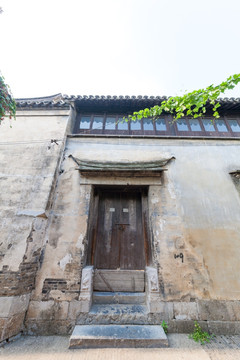 江南 农家 建筑 大门 院落