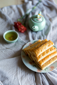 静物写生 千层酥 茶饮 下午茶