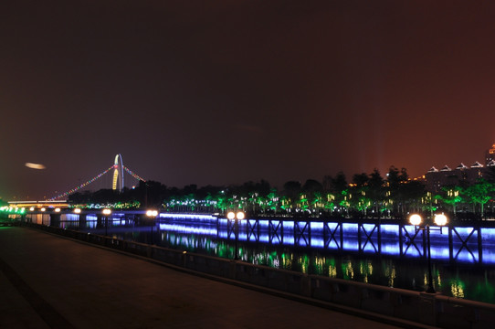 海心沙夜景