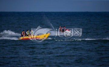 香蕉船 冲浪 摩托艇