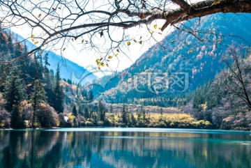 湖光山色 九寨沟