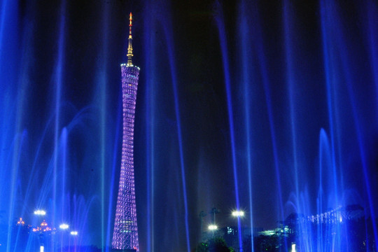 珠江新城音乐喷泉