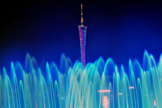珠江新城音乐喷泉